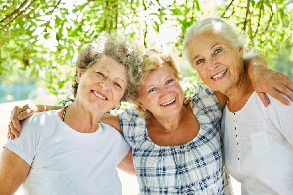 ER Senior Management | Three happy independent senior women